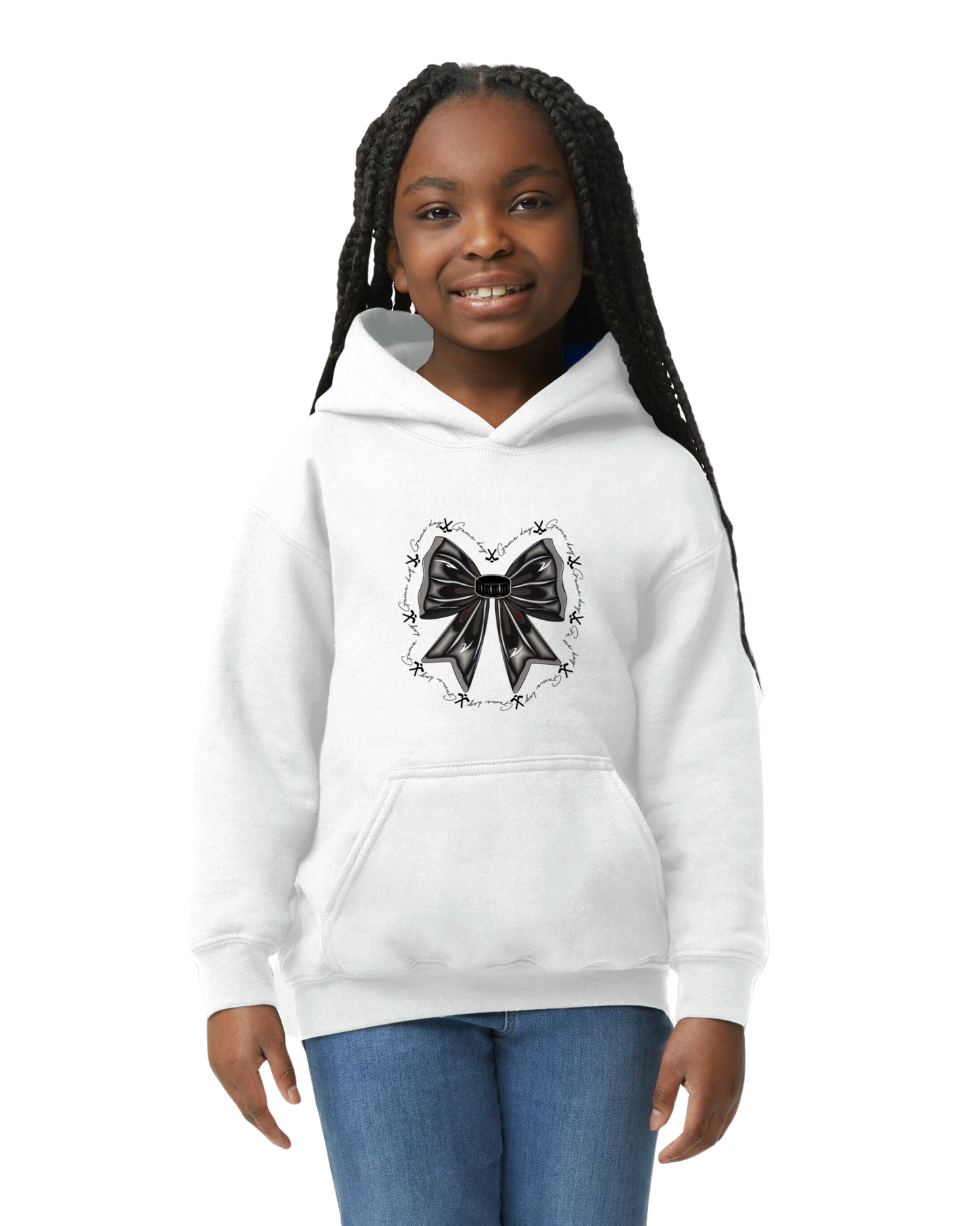 Option 4 Hockey Sister Bow Hoodie