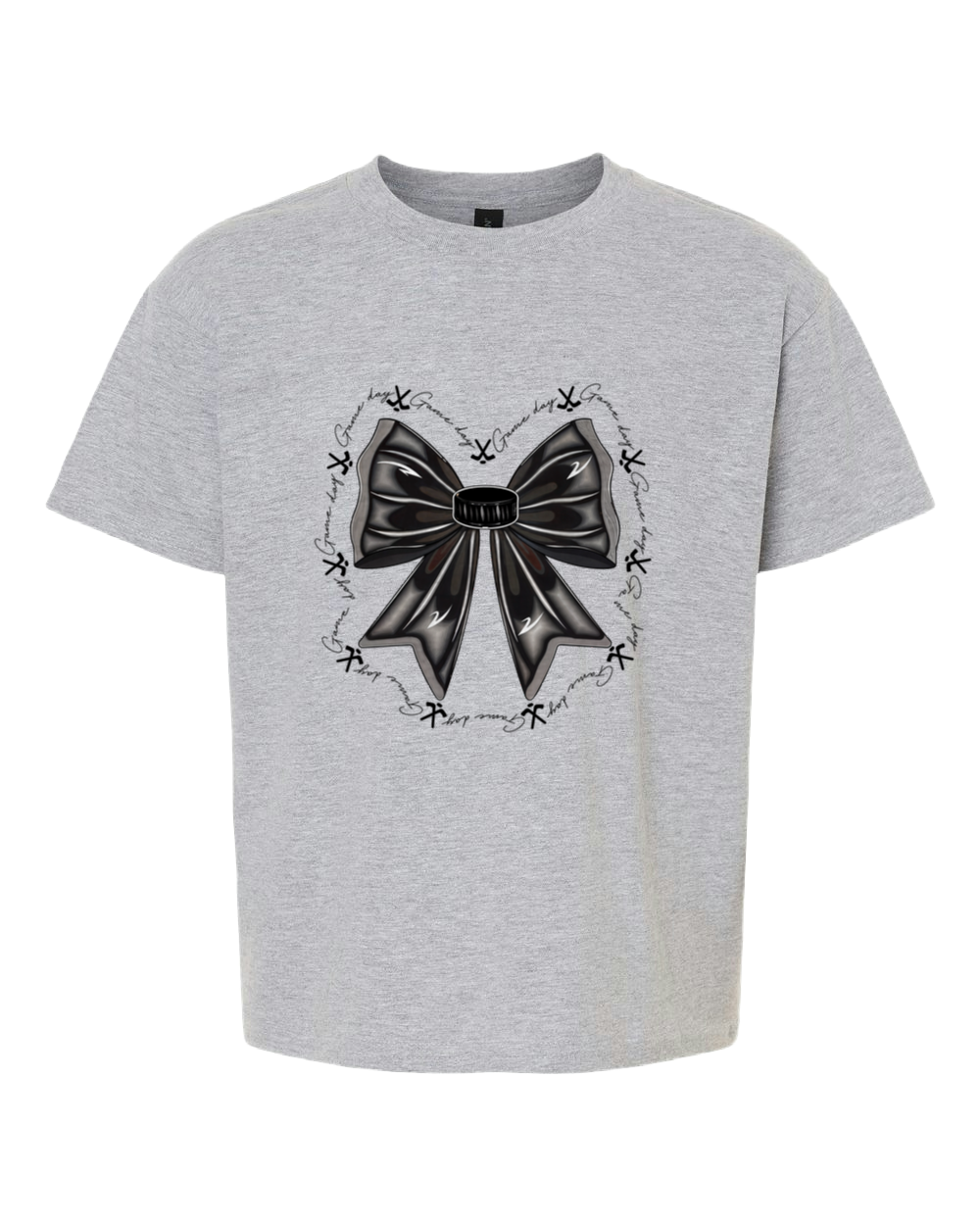 Option 4 Hockey Sister Bow T-Shirt