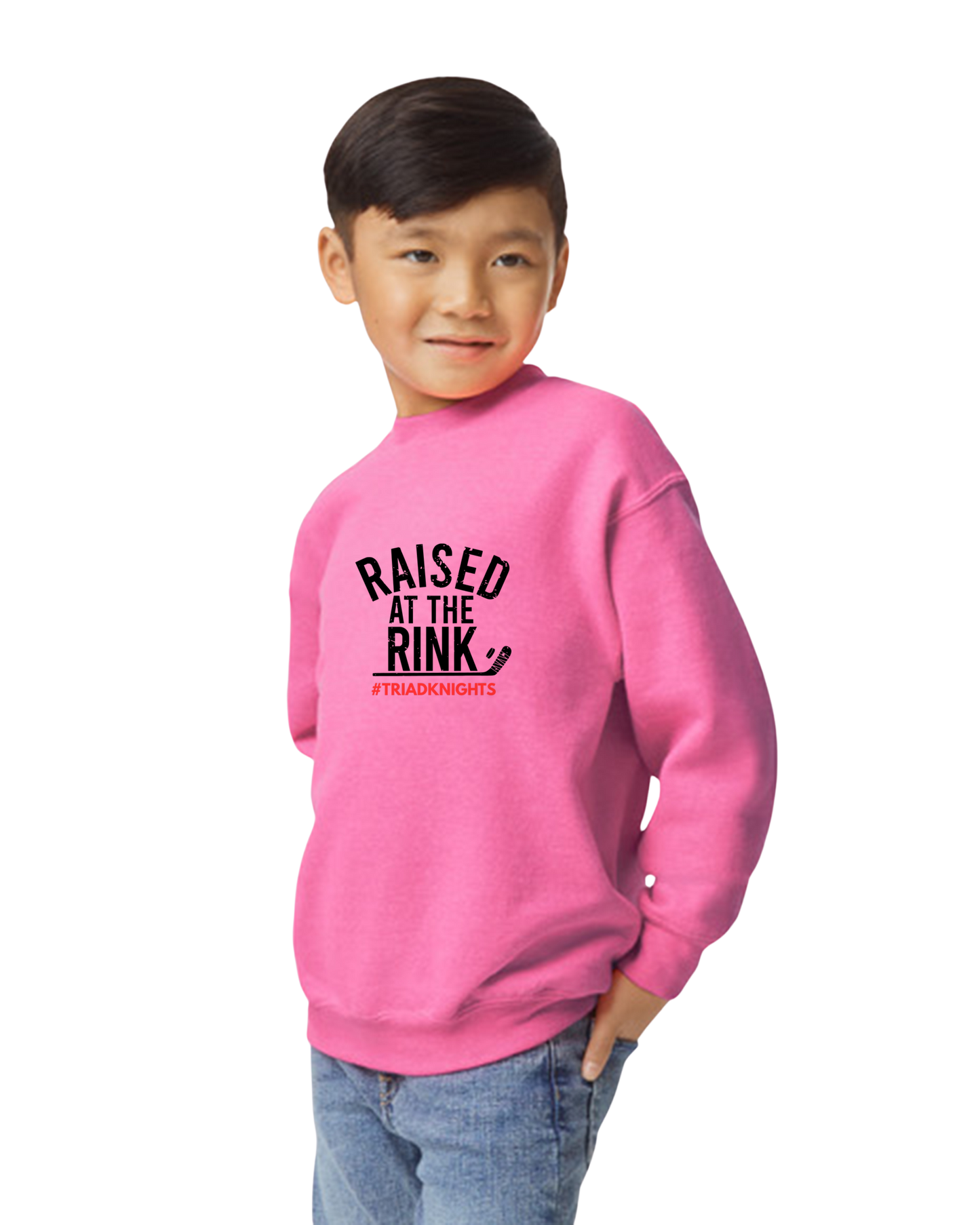 Hockey Option 1 Raised at the Rink Crewneck Sweatshirt