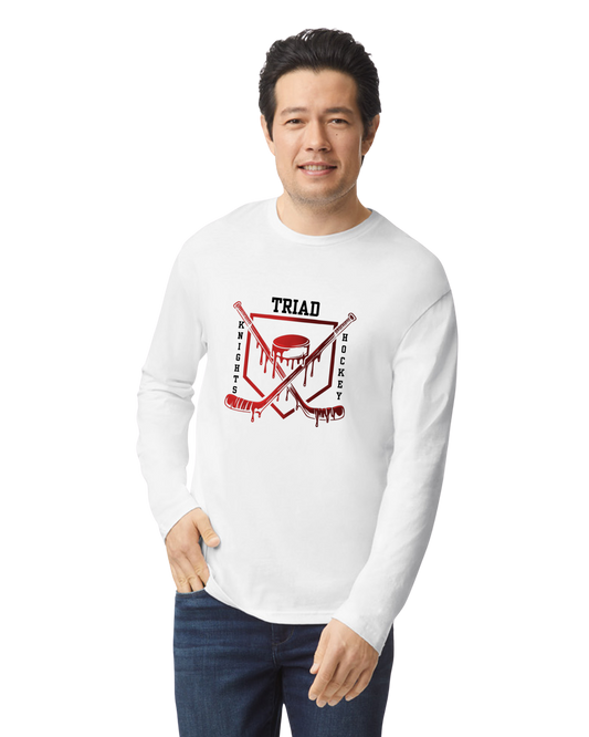 Hockey Option 3 Drip Long Sleeve T-Shirt