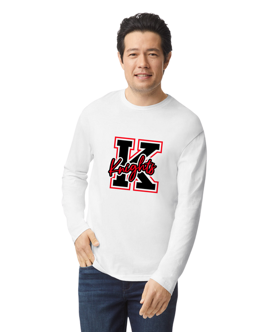 Hockey Option 9  Knights "K" Long Sleeve T-Shirt