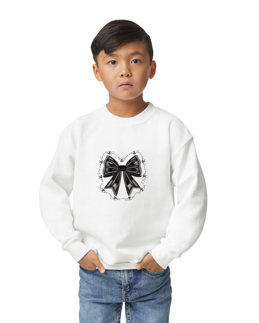 Option 4 Hockey Sister Bow Crewneck Sweatshirt